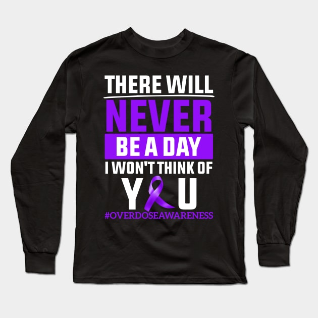 There will never be a day I Won't think of you Long Sleeve T-Shirt by Azz4art